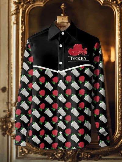 Men's Derby Day Printed Casual Shirt