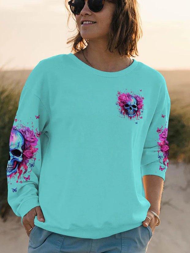 Women's BIN ICH NICHT DU VOLLSTÄNDIGER DRUCK Printed Sweatshirt