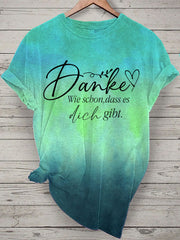 Damen T-Shirt döne schön es dich gibt Kurzarm