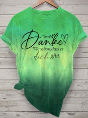 Damen T-Shirt döne schön es dich gibt Kurzarm