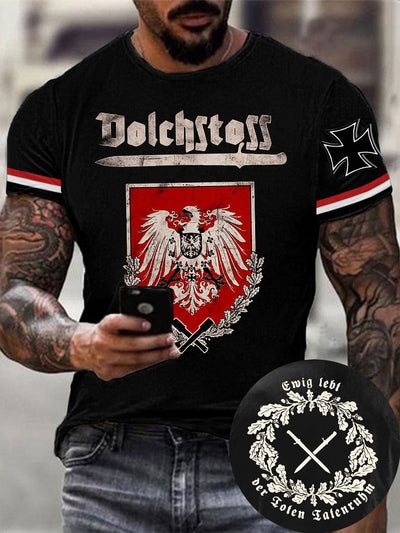 Herren Deutschland Ewig lebt der Toten Taten ruhm T-Shirt