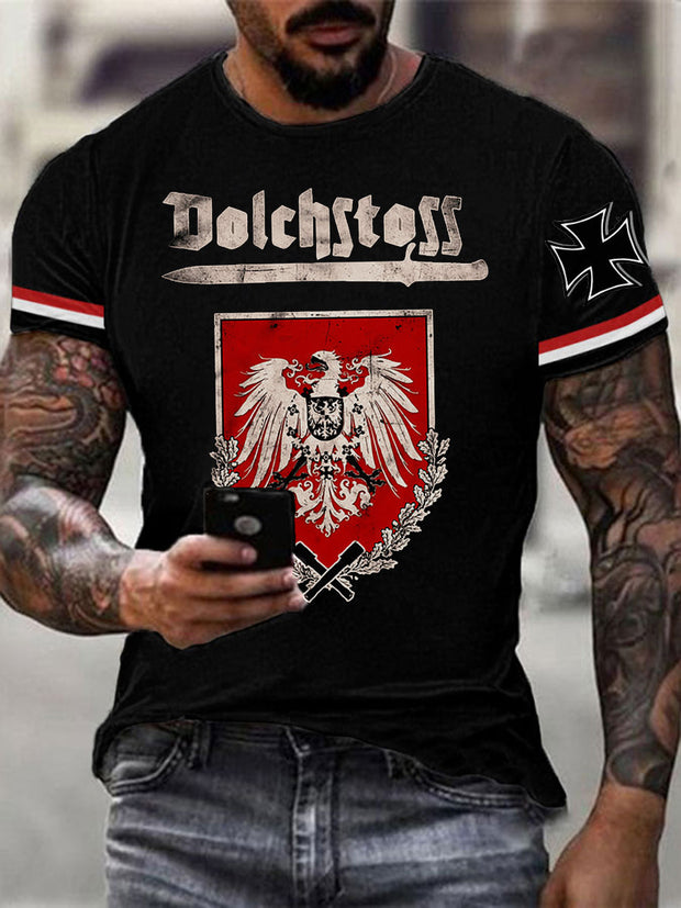 Herren Deutschland Ewig lebt der Toten Taten ruhm T-Shirt