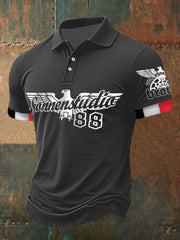 Männer Auch ohne Sonne Braun 88 Kurzarm Polo-Shirt