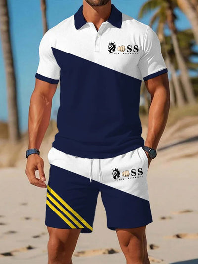 Kurzärmliger Polo-Anzug für Herren