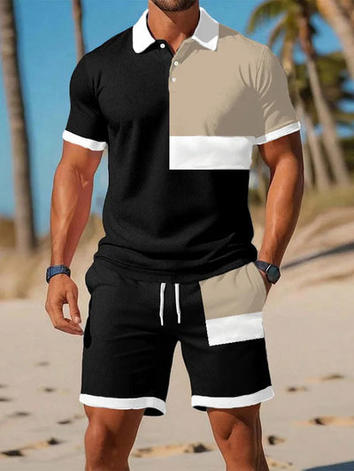Kurzärmliger Polo-Anzug für Herren