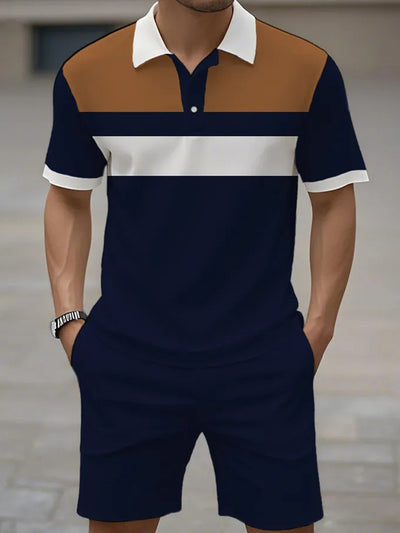 Kurzärmliger Polo-Anzug für Herren