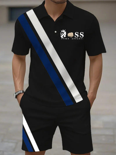 Kurzärmliger Polo-Anzug für Herren