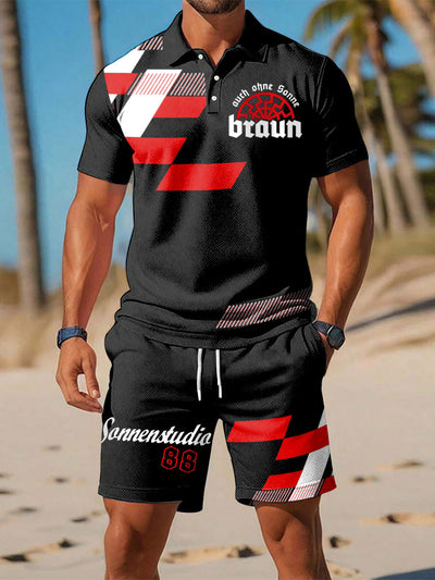 Herren-Polos ets mit der Nummer 88 Print