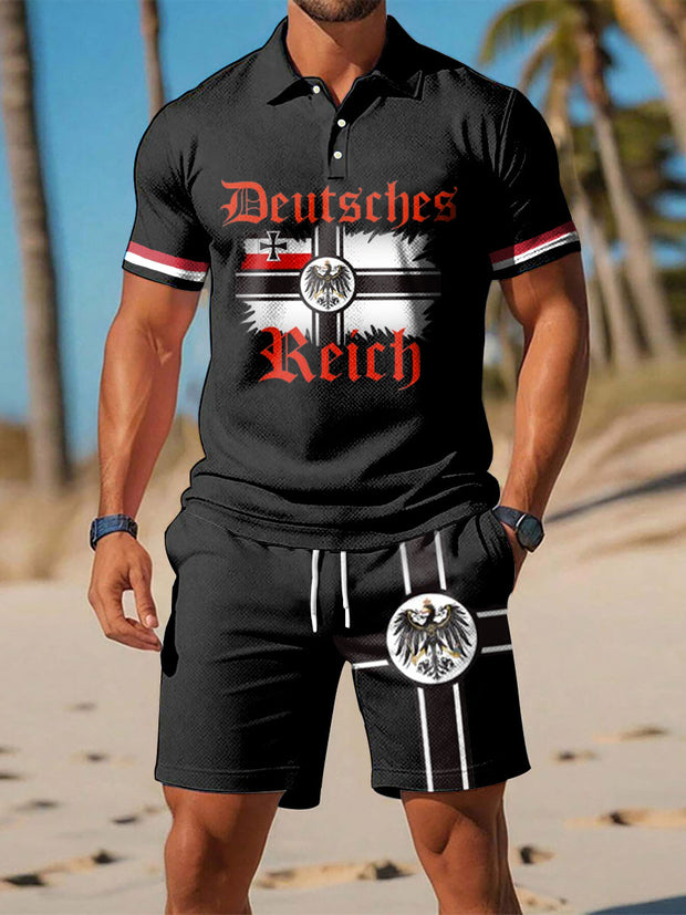 Herren Deutsches Reich Print Polos ets