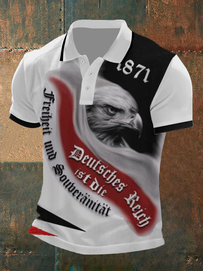 Men's Deutsches Reich Short Sleeve Polo Shirt