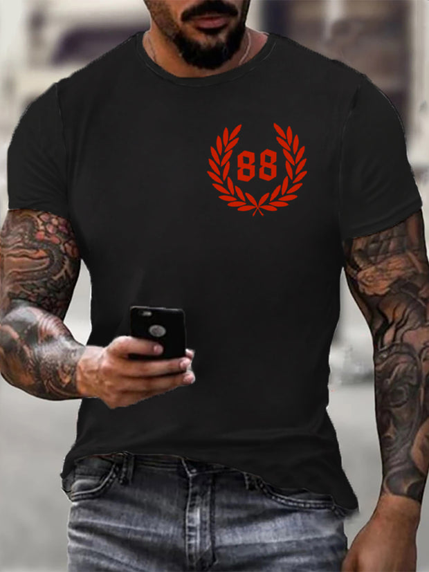 Men's sommerzeit Printed Short Sleeve T-Shirt