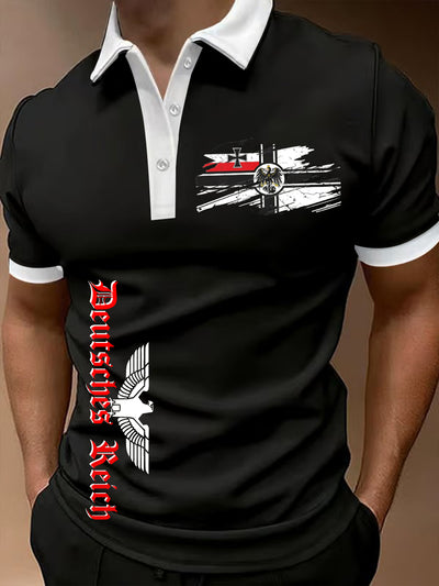 Men's Deutsches Reich Short Sleeve Polo Shirt