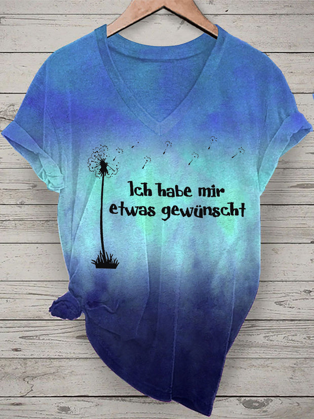 Women's Ich Habe Mir Etwas Gewünscht! Short-sleeved T-shirt