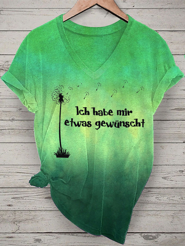 Women's Ich Habe Mir Etwas Gewünscht! Short-sleeved T-shirt