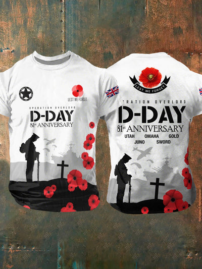 Men's D-DAY 81ST Anniversary Short Sleeves T-shirt