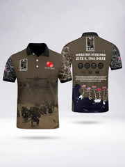 Men's D-DAY 81ST ANNIVERSARY Short Sleeve Polo Shirt