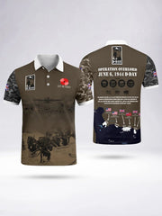 Men's D-DAY 81ST ANNIVERSARY Short Sleeve Polo Shirt