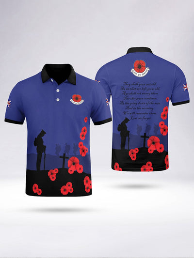 Men's For The Fallen Short Sleeve Polo Shirt