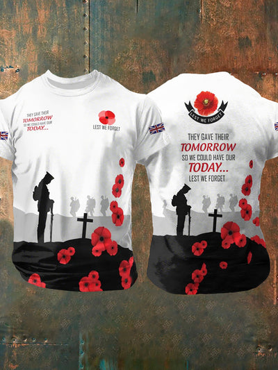 Men's THEY GAVE THEIR TOMORROW short sleeves t-shirt