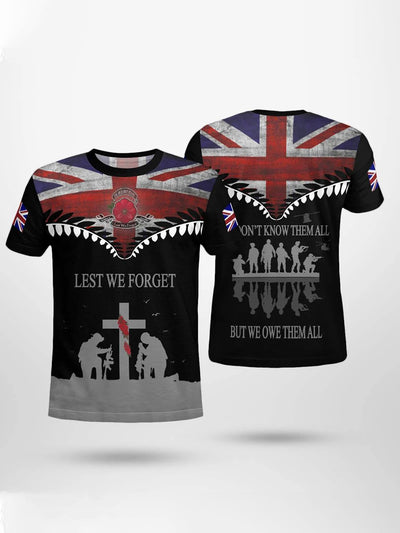 Men's LEST WE FORGET short sleeves t-shirt