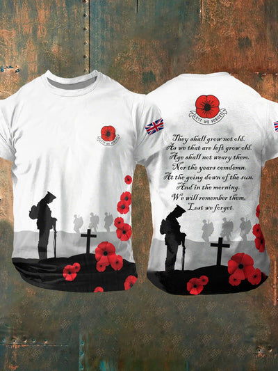 Men's For The Fallen Short Sleeves T-shirt