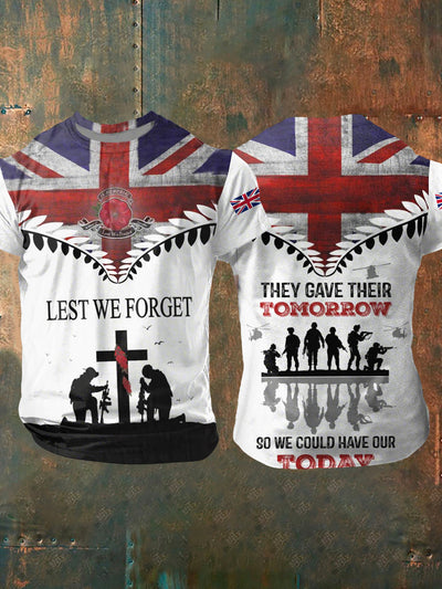 Men's They Gave Their Tomorrow Short Sleeves T-shirt