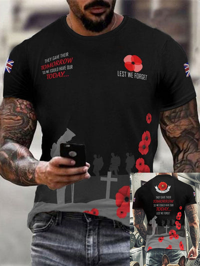 Men's THEY GAVE THEIR TOMORROW T-shirt