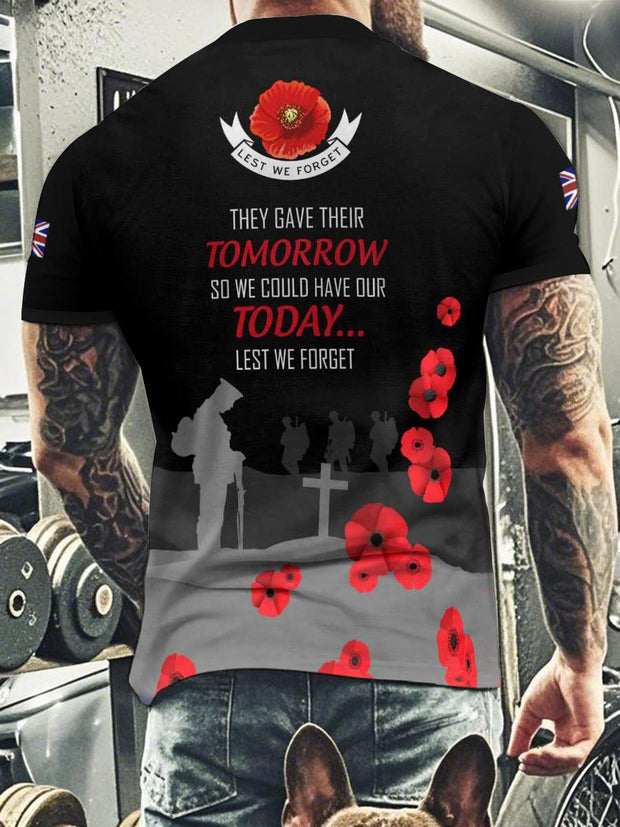Men's THEY GAVE THEIR TOMORROW T-shirt