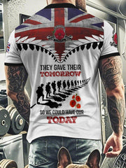 Men's THEY GAVE THEIR TOMORROW SO WE COULD HAVE OUR TODAY T-shirt