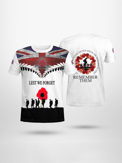 Men's We Will Remember Them Short Sleeves T-shirt