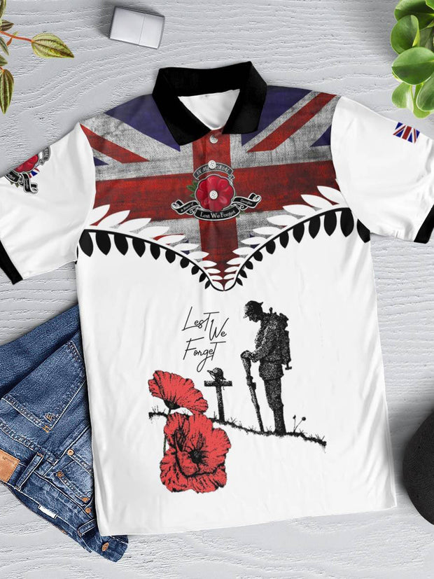 Men's THEY GAVE THEIR TOMORROW SO WE COULD HAVE OUR TODAY Short Sleeve Polo Shirt