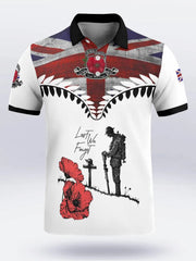 Men's THEY GAVE THEIR TOMORROW SO WE COULD HAVE OUR TODAY Short Sleeve Polo Shirt