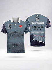 Men's D-DAY 81ST ANNIVERSARY Short Sleeve Polo Shirt