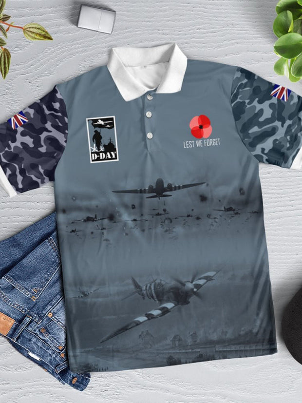 Men's D-DAY 81ST ANNIVERSARY Short Sleeve Polo Shirt