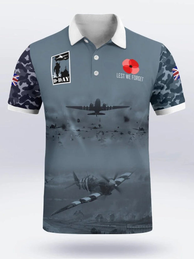 Men's D-DAY 81ST ANNIVERSARY Short Sleeve Polo Shirt