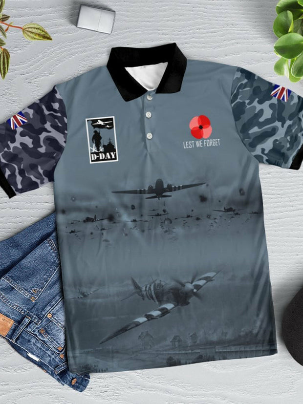 Men's D-DAY 81ST ANNIVERSARY Short Sleeve Polo Shirt