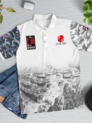 Men's D-DAY 81ST ANNIVERSARY Short Sleeve Polo Shirt