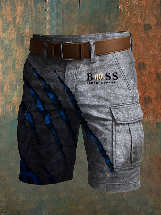 Pantaloncini casual stampati da uomo vintage per le vacanze
