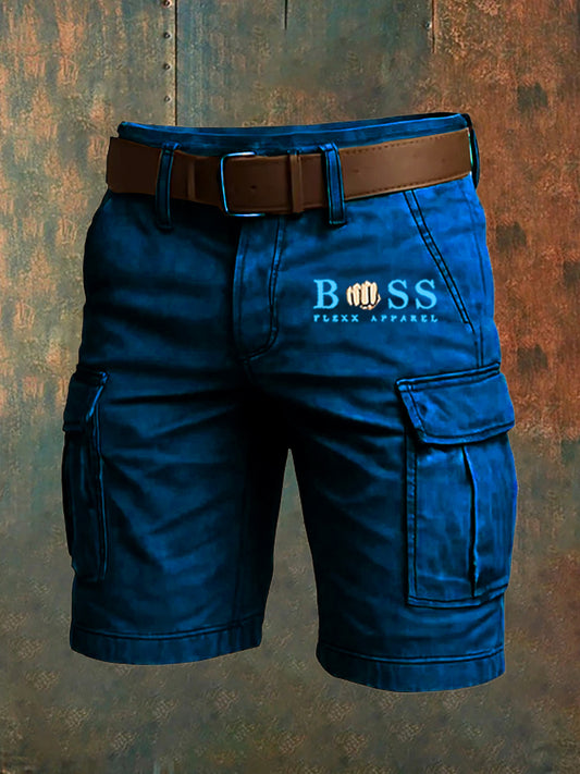 Pantaloncini casual stampati da uomo vintage per le vacanze