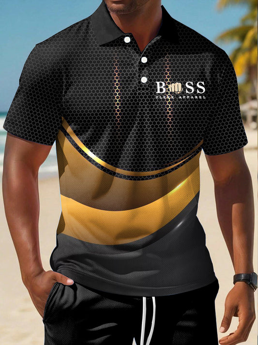 Camicia a maniche corte casual stile business uomo